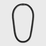 Iced Cuban Chain (Black) - 10mm