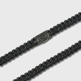 Iced Cuban Chain (Black) - 10mm