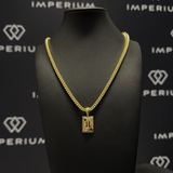 Solid Gold King Of Spades Pendant