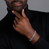 Cuban Link Bracelet (Silver) - 12mm