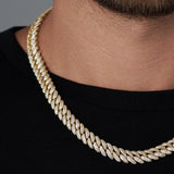Iced Cuban Chain (Gold) - 12mm