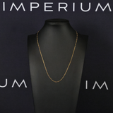 Solid Gold Figaro Chain - 1.5mm