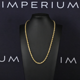 Solid Gold Rope Chain - 5mm