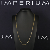 Solid Gold Italian Curb Link Chain - 3mm