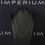 Solid Gold Italian Curb Link Chain - 2mm