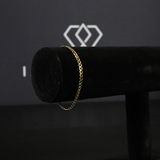 Solid Gold Italian Curb Link Bracelet - 3mm