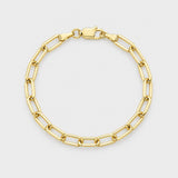 Paperclip Bracelet (Gold) - 6mm