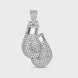 Boxing Gloves Pendant (Silver)