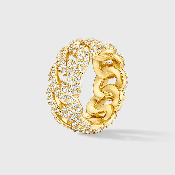 Iced Cuban Ring (Gold)