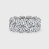 Iced Cuban Ring (Silver)