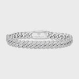 Iced Cuban Chain + Bracelet (Silver) - 10mm