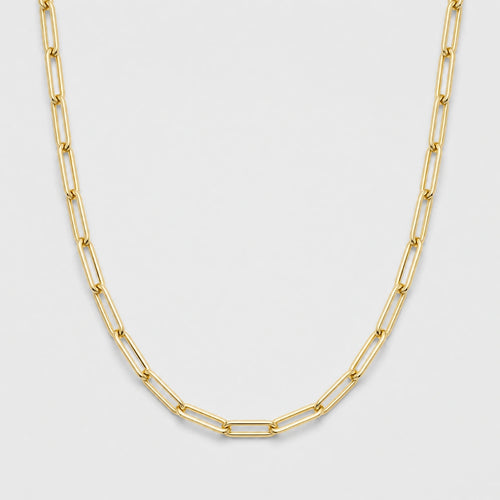 Paperclip Chain (Gold) - 3mm