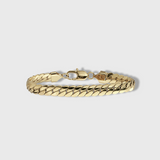 Miami Cuban Link Bracelet (Gold) - 8mm