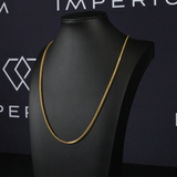 Solid Gold Franco Chain - 2.5mm