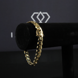 Solid Gold Miami Cuban Link Bracelet - 12mm