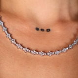 Women's Honeycomb Tennis Chain (Silver) - 6.5mm