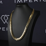 Solid Gold Miami Cuban Link Chain - 12mm