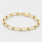 Paperclip Bracelet (Gold) - 6mm