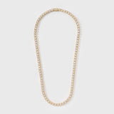 Micro Clustered Tennis Chain (Gold) - 5mm