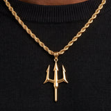 Trident Pendant (Gold)
