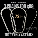 3 Chains for $99 (Silver)