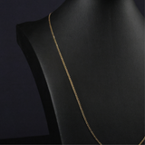 Solid Gold Italian Curb Link Chain - 2mm