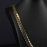 Solid Gold Miami Cuban Link Chain - 12mm