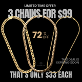 3 Chains for $99 (Gold)