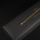 Solid Gold Italian Curb Link Bracelet - 3mm