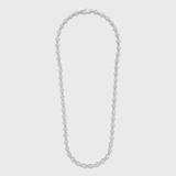 Women's Honeycomb Tennis Chain (Silver) - 6.5mm