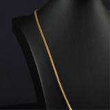 Solid Gold Franco Chain - 2.5mm