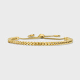 Franco Chain + Bracelet (Gold) - 3mm