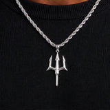 Trident Pendant (Silver)
