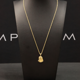Solid Gold Small Jesus Pendant
