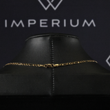 Solid Gold Figaro Chain - 2.5mm