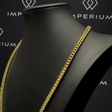 Solid Gold Franco Chain - 4mm