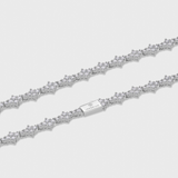 Honeycomb Tennis Chain (Silver) - 6.5mm