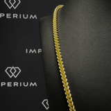 Solid Gold Franco Chain - 4mm