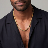 Rope Chain (Gold) - 6mm