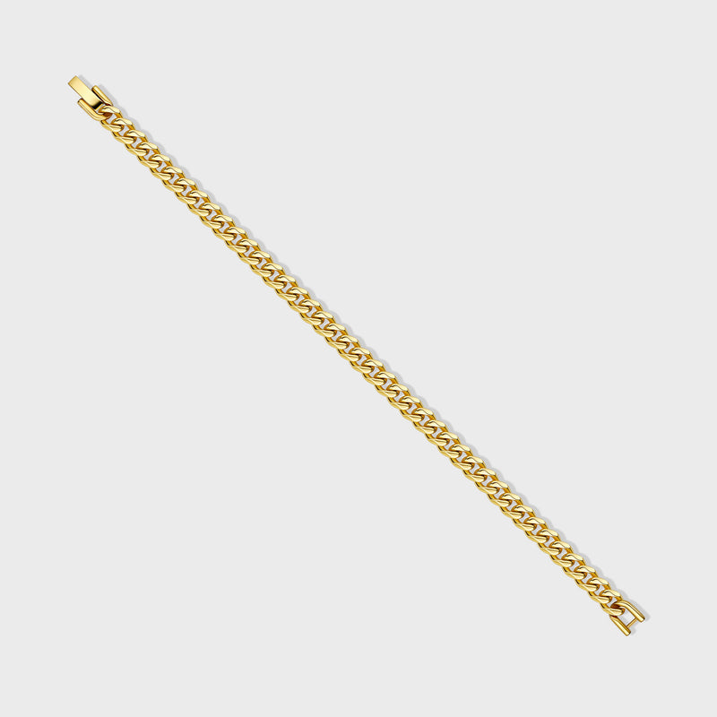Cuban Link Bracelet (Gold) - 5mm