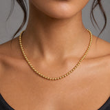 Women's Ball Chain (Gold) - 5mm