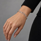 Women's Paperclip Bracelet (Silver) - 6mm