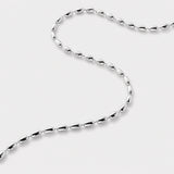 Oval Bead Chain (Silver) - 2.5mm