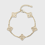 Clover Royale Bracelet (Gold)