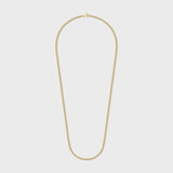 Women's Micro Cuban Chain (Gold)