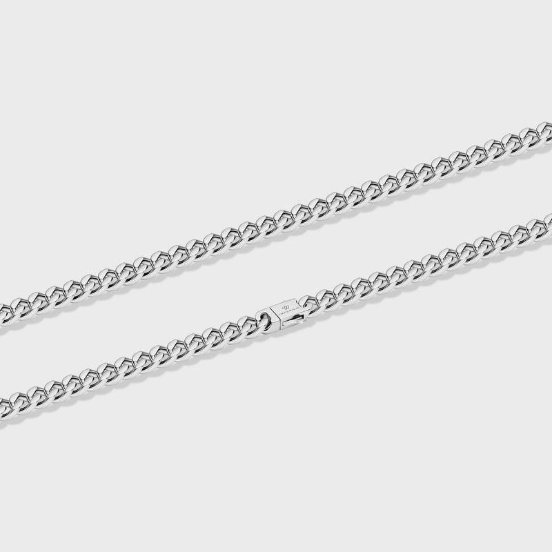Cuban Link Chain (Silver) - 5mm