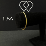 Solid Gold Franco Bracelet - 2.5mm