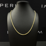 Solid Gold Rope Chain - 3mm