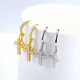 Cross Earrings (Gold)