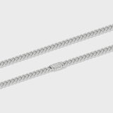 Iced Cuban Chain (Silver) - 8mm